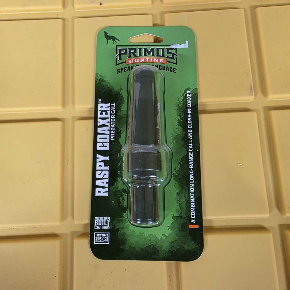 Primos Raspy Coaxer Predator Call 323 Coyote Fox Bobcat Hunting Made USA New